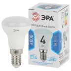                  Лампа светодиодная LED 4Вт Е14 4000К СТАНДАРТ smd R39-4w-840-E14 | Б0020555 | ЭРА
               
