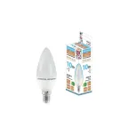Лампа светодиодная FС37-10 Вт-230 В -6500 К–E14 Народная | SQ0340-1596 | TDM