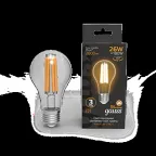 Лампа светодиодная Filament А70 26W 2600lm 2700К Е27 LED 1/10/40 | 102902126 | Gauss