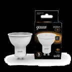 Лампа светодиодная LED 7Вт GU10 220В 2700К MR16 | 101506107 | Gauss