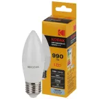                  Лампа светодиодная B35-11W-840-E27 11Вт свеча нейтральный белый свет | Б0057633 | Kodak
               