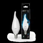 Лампа светодиодная Свеча на ветру 9.5W 950lm 6500K E14 LED 1/10/50 | 104101310 | Gauss