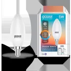 Лампа светодиодная Smart Home DIM+CCT E14 C37 5 Вт 1/10/100 | 1110112 | Gauss