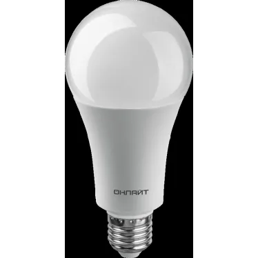 Лампа светодиодная OLL-A70-30-230-6.5K-E27 | 61972 | ОНЛАЙТ
