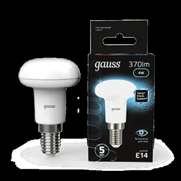 Лампа светодиодная LED 4Вт E14 220В 4100К Reflector R39 | 106001204 | Gauss