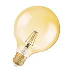 Лампа светодиодная LED, золотистая, Vintage 1906 LED CL GLOBE125 FIL GOLD 36 non-dim 4W/825 E27 | 4052899962071 | Osram
