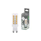                  Лампа светодиодная G9-5 Вт-230 В-6500 К, SMD, 16x49 мм | SQ0340-0224 | TDM
               