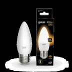                  Лампа светодиодная Black LED Свеча E27 9.5W 890lm 3000К | 103102110 | Gauss
               