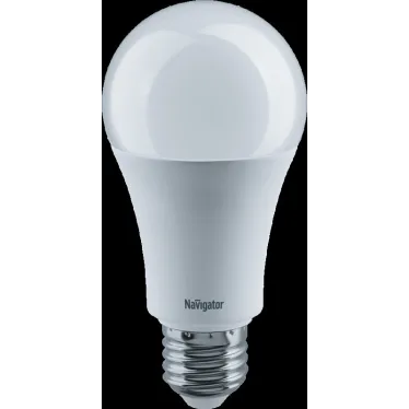 Лампа светодиодная LED 15Вт Е27 230В 6500К NLL-A70-15-230-6.5K-E27 грушевидная матовая | 61239 | Navigator
