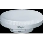 Лампа светодиодная LED 10Вт GX53 230В 6500К NLL-GX53-10-230-6500К таблетка (плоский цилиндр) | 61246 | Navigator