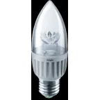 Лампа светодиодная LED 7Вт Е27 230В 4000К NLL-C37-7-230-4K-E27-CL свеча прозрачная | 71851 | Navigator