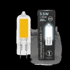 Лампа светодиодная Black LED G4 AC220-240V 3.5W 260lm 4100K Glass | 107807203 | Gauss
