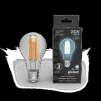 Лампа светодиодная Filament А70 26W 2700lm 4100К Е27 LED 1/10/40 | 102902226 | Gauss