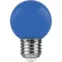 Лампа светодиодная для белт лайта LB-37 (1W) 230V E27 синий G45 | 25118 | FERON