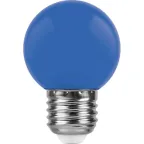 Лампа светодиодная для белт лайта LB-37 (1W) 230V E27 синий G45 | 25118 | FERON