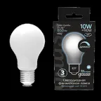 Лампа светодиодная LED 10Вт E27 220В 4100К A60, диммируемая | 102202210-D | Gauss