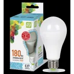                  Лампа светодиодная LED-A60-standard 20Вт 230В Е27 4000К 1800Лм | 4690612004204 | ASD
               