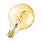 Лампа светодиодная LED, Vintage 1906 LED dim CL GLOBE125 FIL GOLD 25 dim 4, 5W/820 E27 | 4058075270008 | Osram