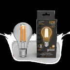 Лампа светодиодная Filament А70 22W 2000lm 2700К Е27 LED 1/10/40 | 102902122 | Gauss