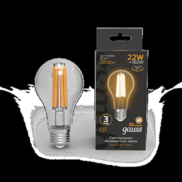 Лампа светодиодная Filament А70 22W 2000lm 2700К Е27 LED 1/10/40 | 102902122 | Gauss