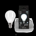 Лампа светодиодная Black LED Filament Шар OPAL E14 5W 450lm 4100K | 105201205 | Gauss