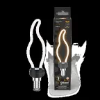 Лампа светодиодная LED Filament Bulbless CT35 Milky E14 4W 330lm 2700K 35*150mm 1/10/100 | 1000801104 | Gauss
