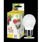 Лампа светодиодная LED-ШАР-standard 5Вт 230В Е27 3000К 450Лм | 4690612002163 | ASD