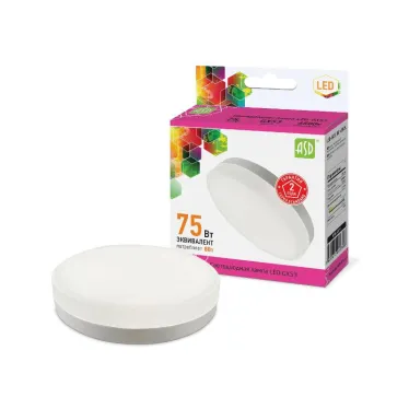 Лампа светодиодная LED-GX53-standard 8Вт 230В 6500К 720Лм | 4690612012308 | ASD