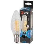 Лампа светодиодная F-LED BTW-5W-840-E14 Лампы СВЕТОДИОДНЫЕ F-LED ЭРА (филамент, свеча витая, 5Вт, нейтр, E14) | Б0027936 | ЭРА