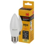Лампа светодиодная B35-11W-830-E27 11Вт свеча теплый белый свет | Б0057632 | Kodak