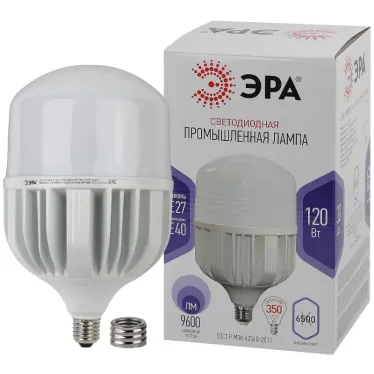 Лампа светодиодная промышленная LED POWER T160-120W-6500-E27/E40 E27/E40 120Вт колокол | Б0051794 | ЭРА