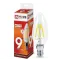 Лампа светодиодная LED-СВЕЧА-deco 9Вт 230В Е14 6500К 810Лм прозр | 4690612030197 | IN HOME