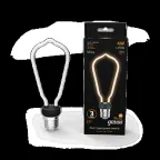 Лампа светодиодная LED Filament Bulbless ST64 Milky E27 4W 330lm 2700K 64*165mm 1/10/100 | 1005802104 | Gauss