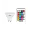 Лампа светодиодная LED Retrofit RGBW lamps with remote control 25 120° 4,5 W/2700K GU10 FR | 4058075445970 | OSRAM