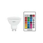 Лампа светодиодная LED Retrofit RGBW lamps with remote control 25 120° 4,5 W/2700K GU10 FR | 4058075445970 | OSRAM