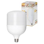                  Лампа светодиодная T-60 Вт-230 В-4000 К–E27 (135x225 мм) НАРОДНАЯ | SQ0340-1648 | TDM
               