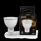 Лампа светодиодная LED 3Вт GU4 220В 2100К MR11 d35х45мм | 132517103 | Gauss