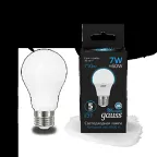 Лампа светодиодная A60 7W 710lm 6500K E27 LED 1/10/50 | 102502307 | Gauss