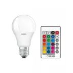 Лампа светодиодная LED Retrofit RGBW lamps with remote control 60 FR 9 W/2700K E27 | 4058075430891 | OSRAM