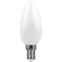 Лампа светодиодная LB-66 (7W) 230V E14 2700K филамент C35 матовая | 25785 | FERON