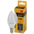                  Лампа светодиодная B35-7W-865-E14 7Вт свеча холодный дневной свет | Б0057625 | Kodak
               