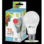                  Лампа светодиодная LED-A60-standard 7Вт 230В Е27 4000К 630Лм | 4690612001678 | ASD
               