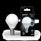 Лампа светодиодная LED 9.5Вт E14 220В 4100К Globe | 105101210 | Gauss