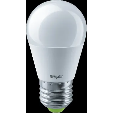 Лампа светодиодная LED 8,5Вт Е27 230В 2700К NLL-G45-8.5-230-2.7K-E27 шарик матовый | 61336 | Navigator