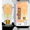 Лампа светодиодная филаментная Smart Home DIM E27 ST64 Golden 7 Вт 1/10/40 | 1290112 | Gauss