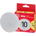 Лампа светодиодная RED LINE ECO LED GX-10W-827-GX53 GX53 10Вт таблетка теплый белый свет | Б0036543 | ЭРА