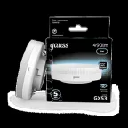 Лампа светодиодная LED 6Вт GX53 220В 4100К | 108008206 | Gauss
