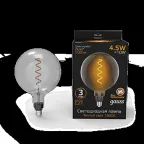 Лампа светодиодная LED Filament G200 E27 4.5W Gray 100lm 1800K 1/6 | 154802005 | Gauss