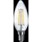 Лампа светодиодная LED 4Вт Е14 230В 2700К NLL-F-C35-4-230-2.7K-E14 свеча прозрачная | 71307 | Navigator