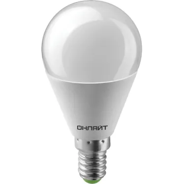 Лампа светодиодная OLL-G45-8-230-6.5K-E14 | 61135 | ОНЛАЙТ